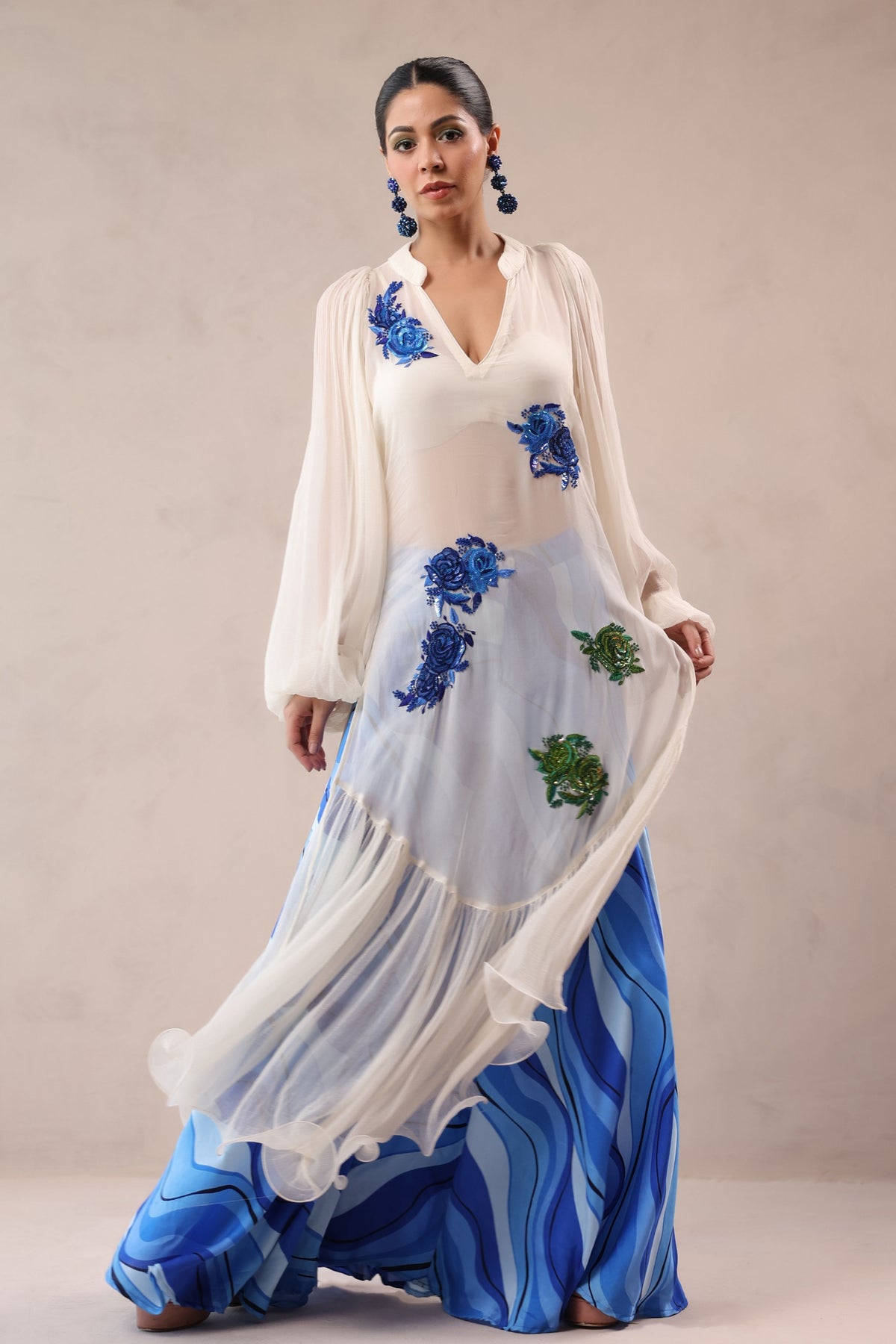 Indie Blue Co-ord Set