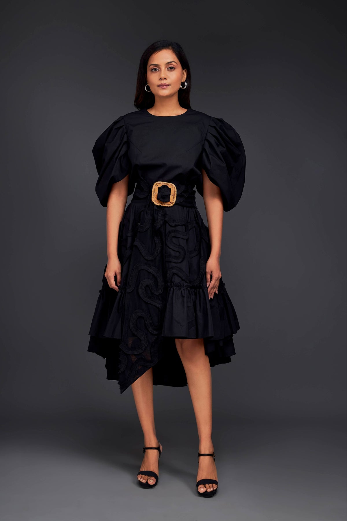 Black Frill Co-ord Set