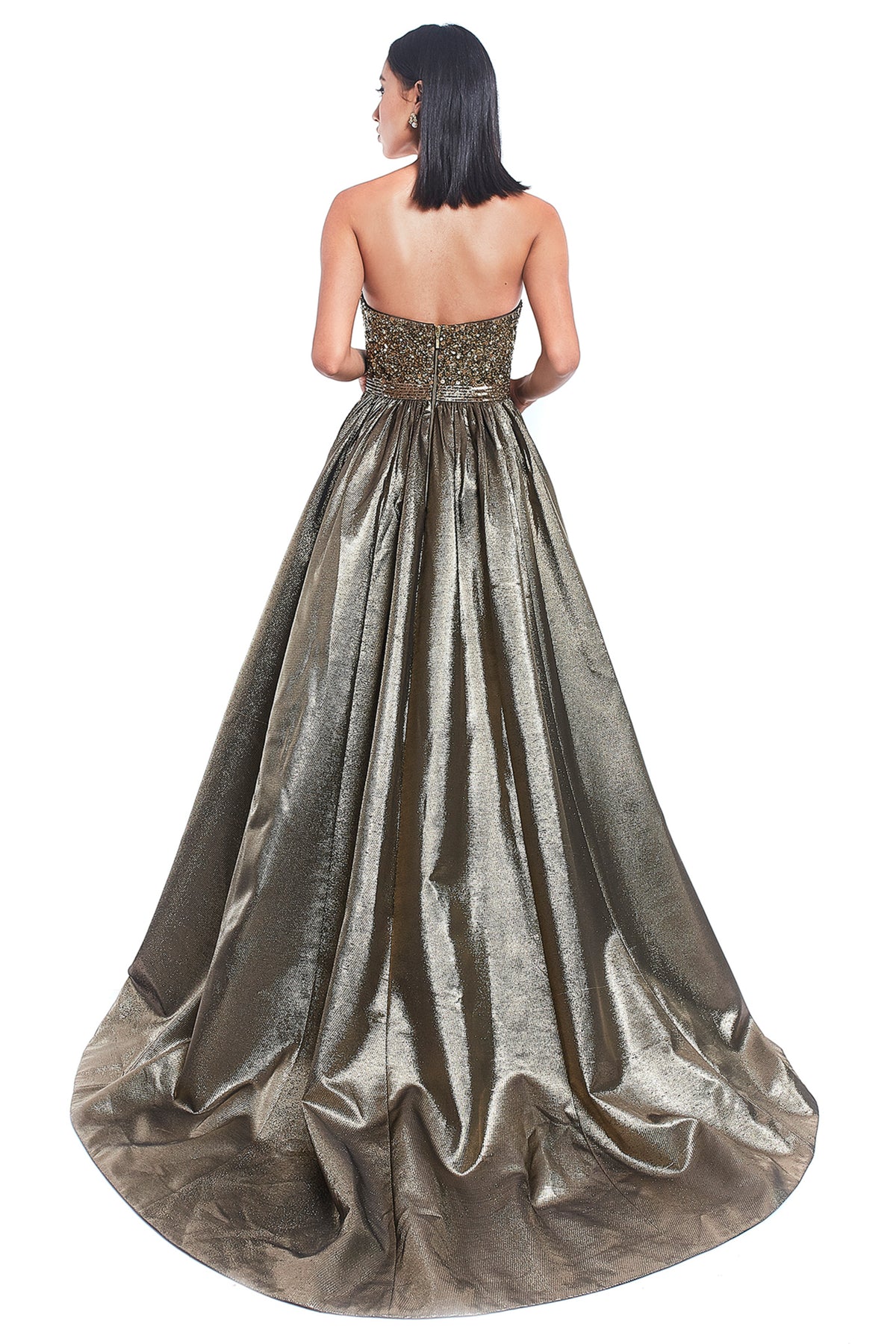 Gold Tube Long Gown