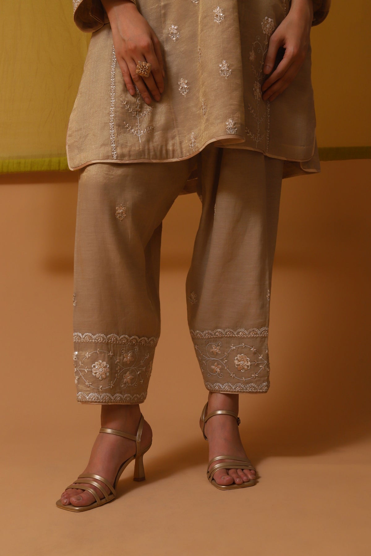 Beige Zaika Co-ordinate Set