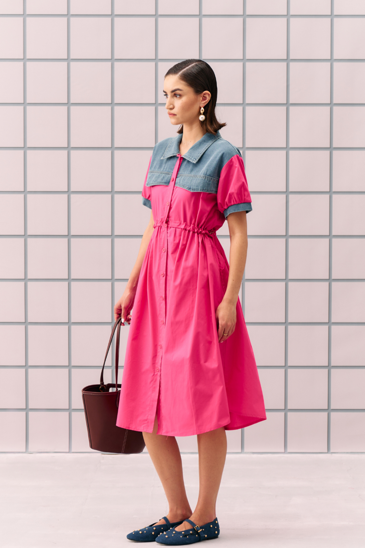Fuscia Coron Dress