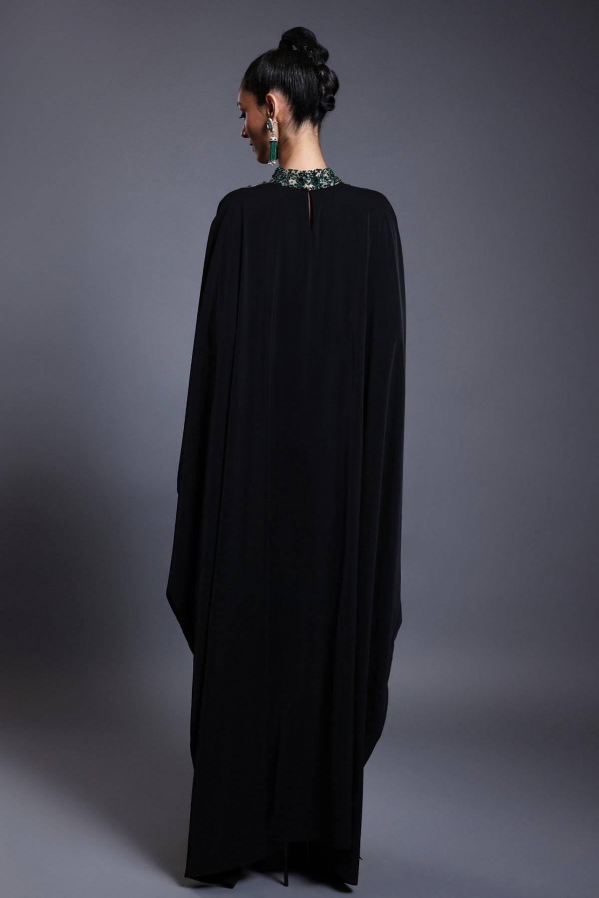 Emerald Embroidered Kaftan
