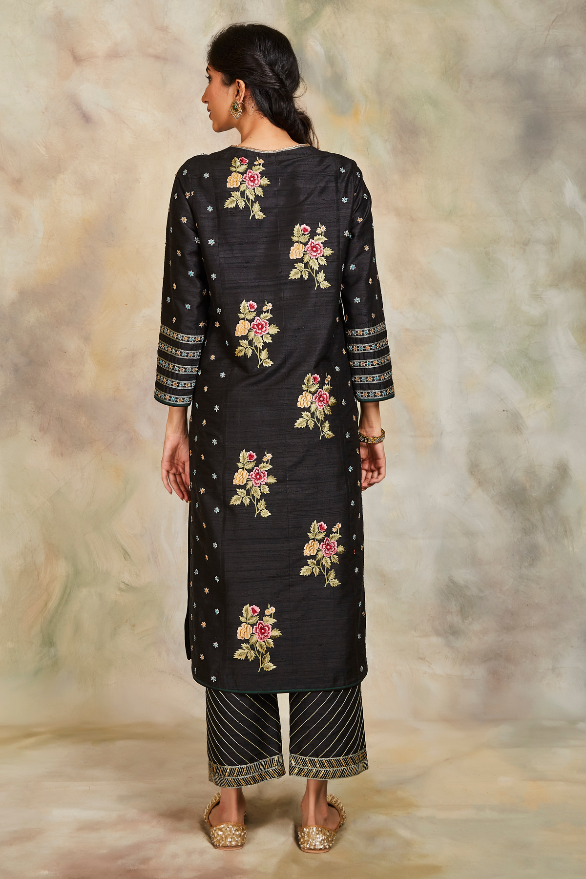 Black kurta set
