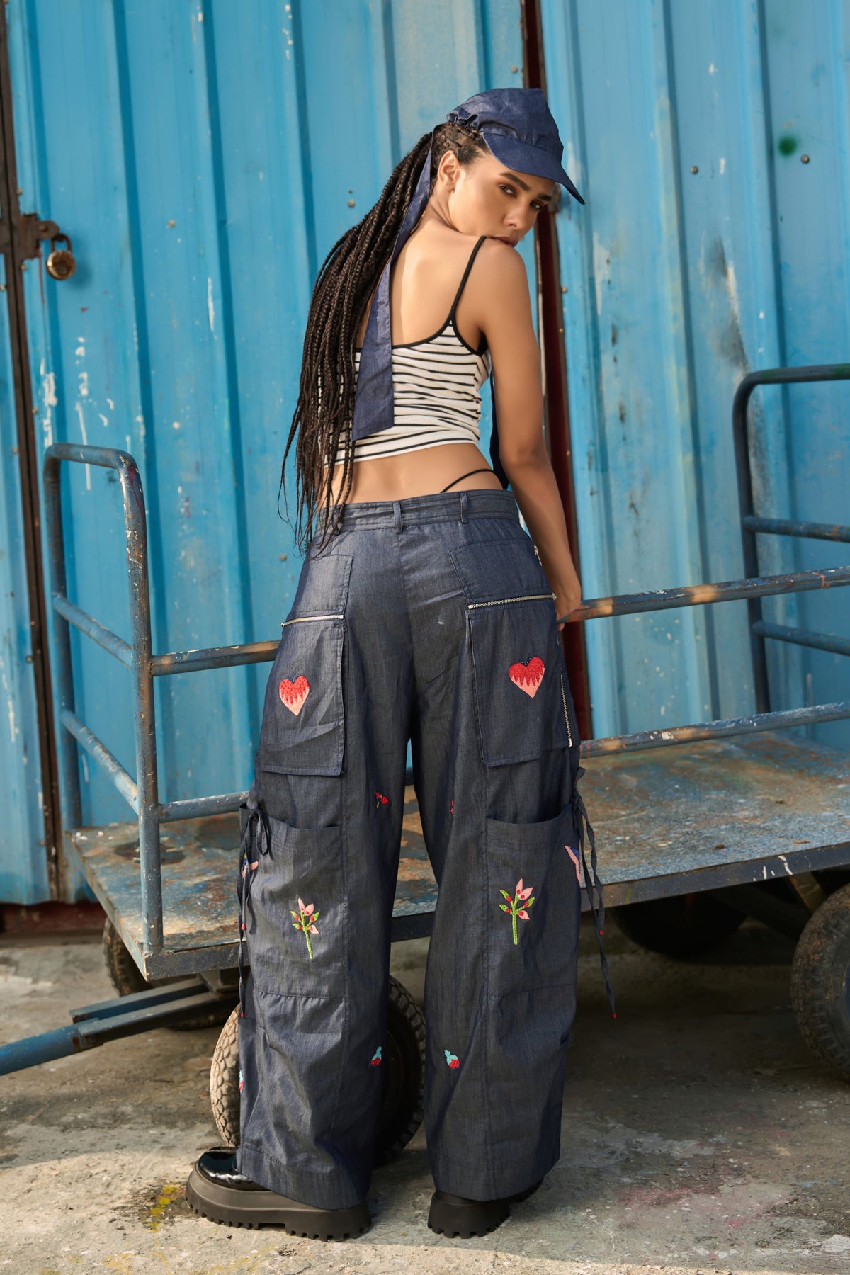 Wide Leg Cargo Pants