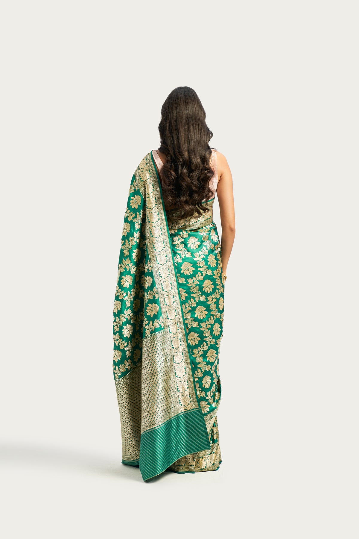 Calicut jaal jade saree