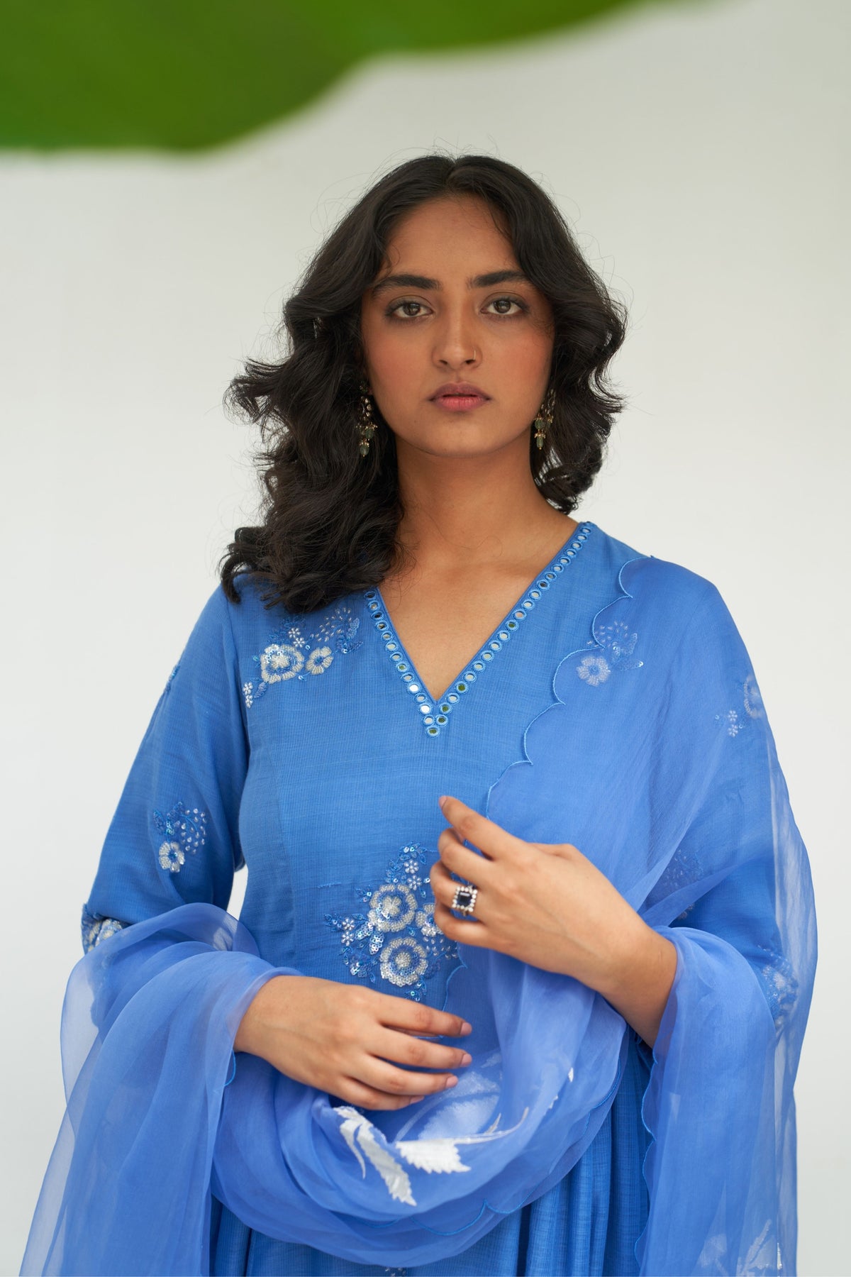 Asmani Sitara Kali Kurta Set
