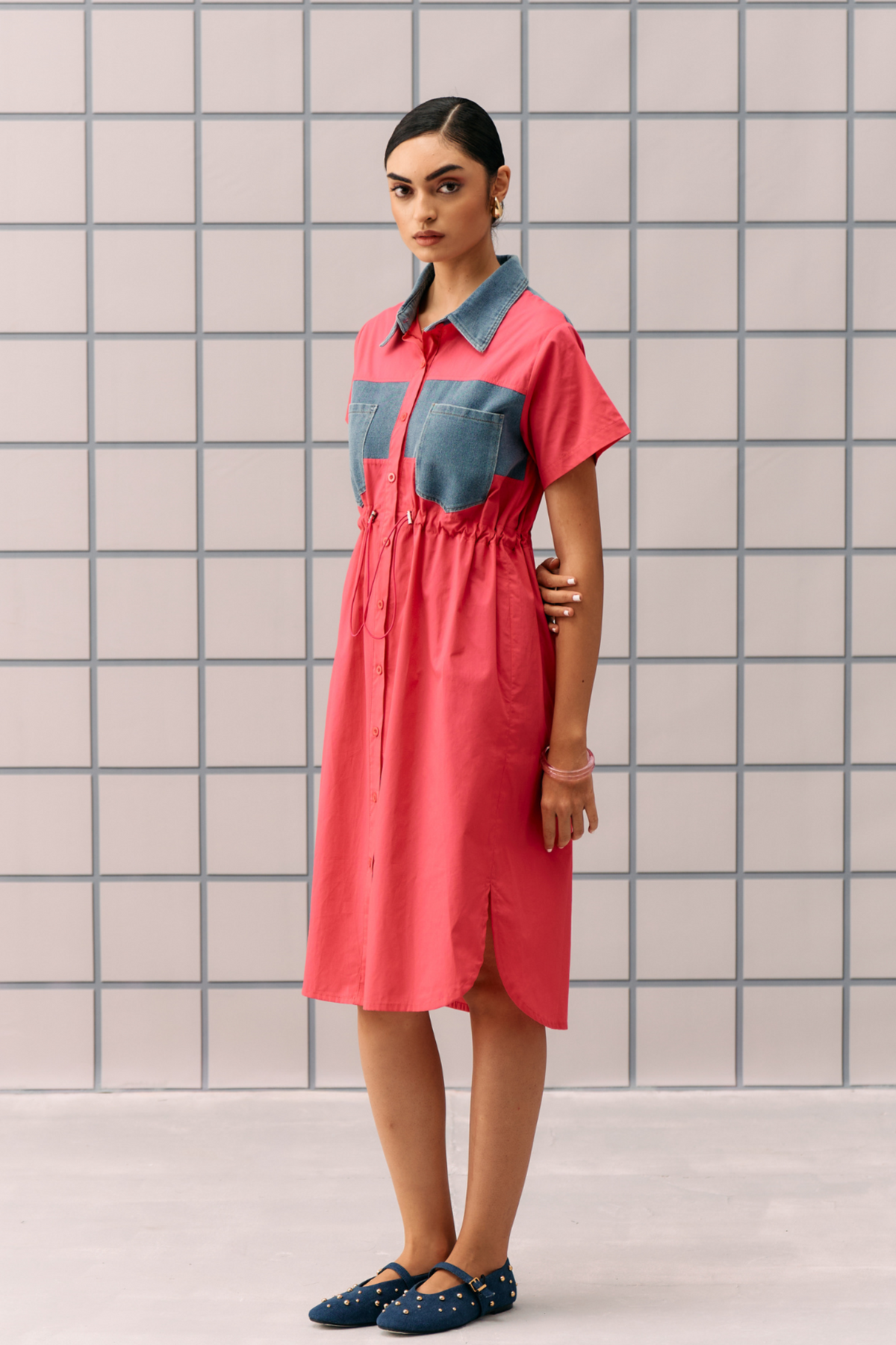 Fuscia Alles Dress
