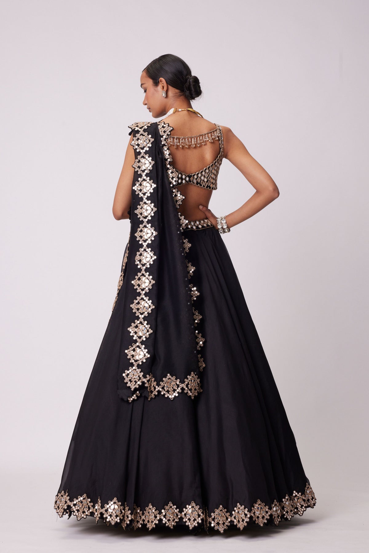 Black Lehenga Set