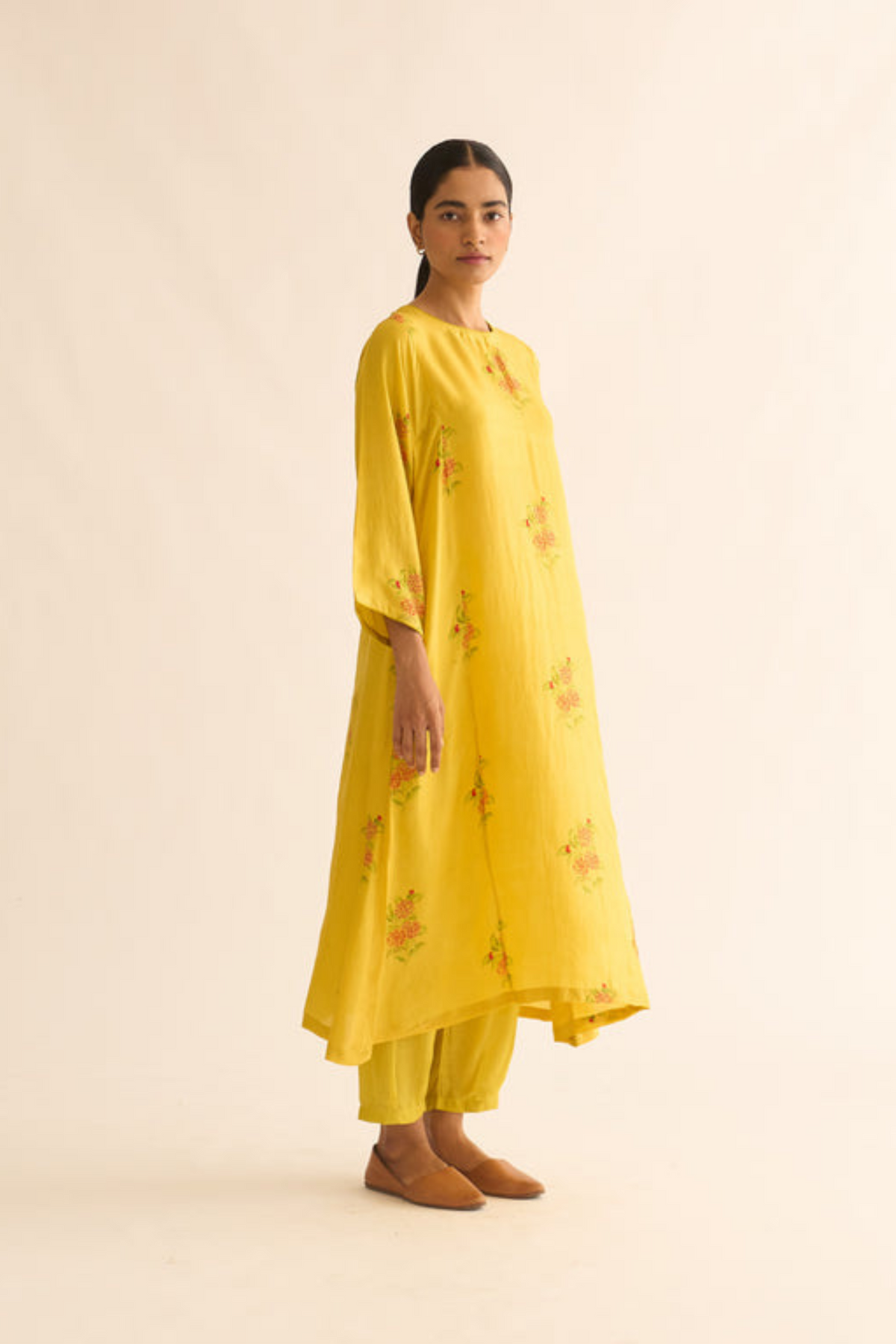 Evani Floral Print Kurta Set