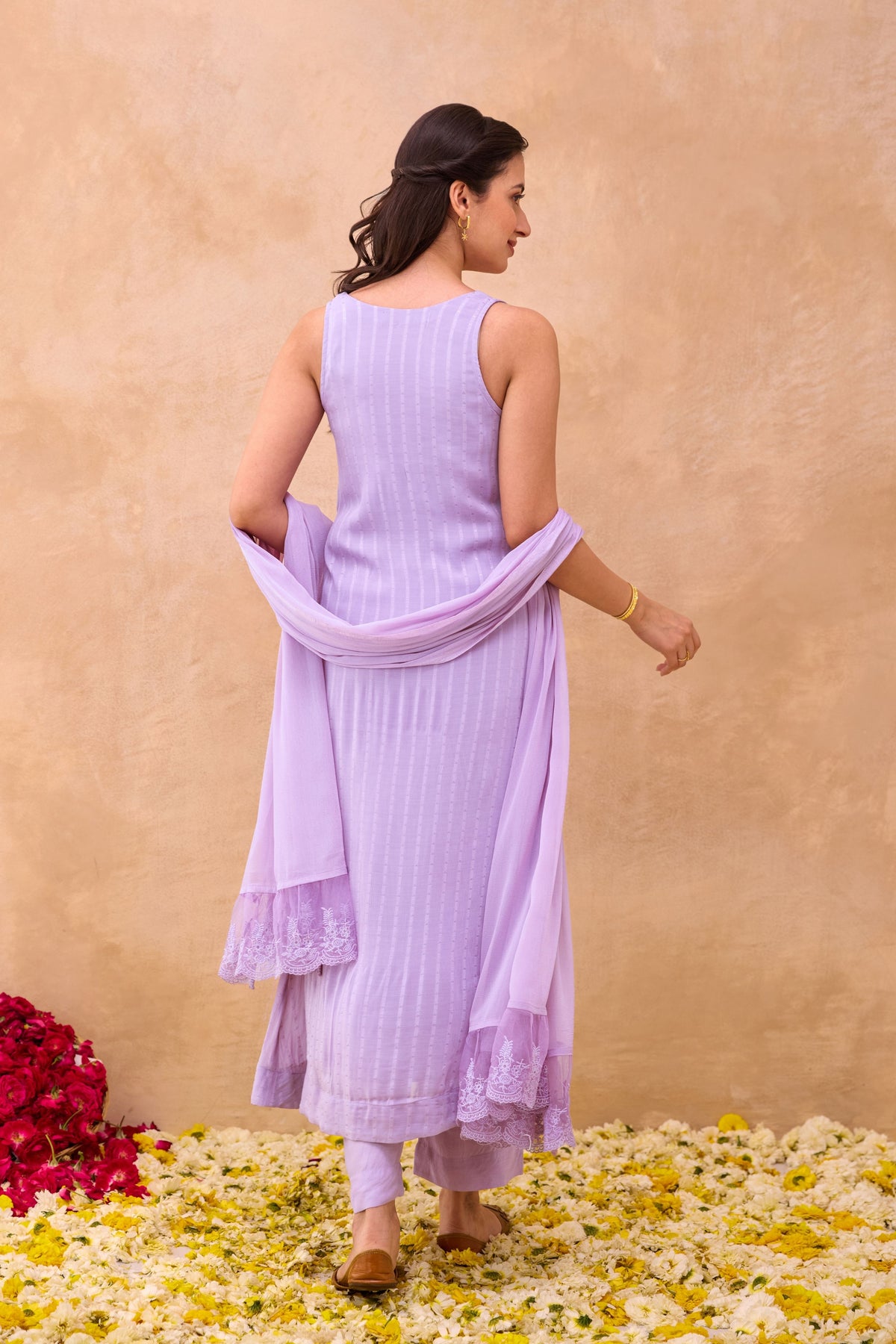 Lavender Grace Kurta Set