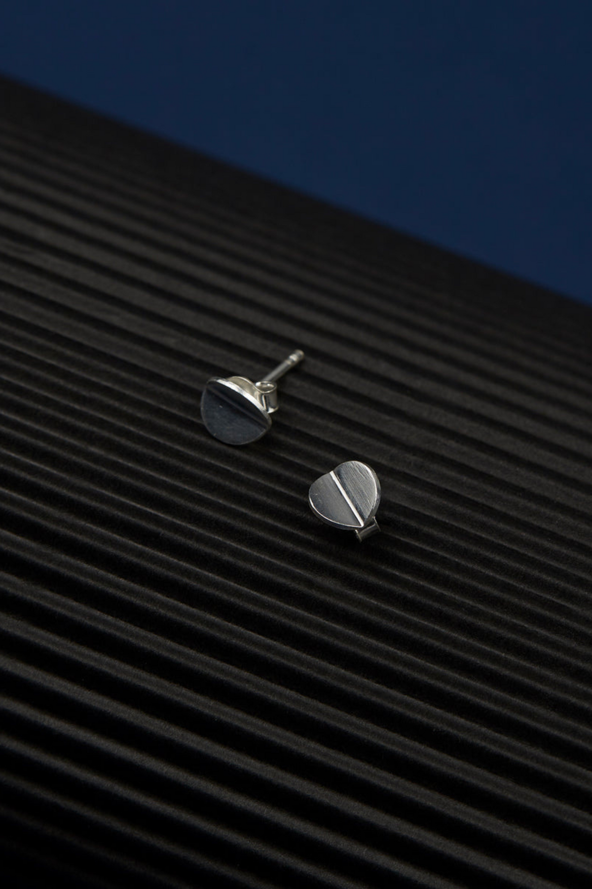 Disc Earrings Silver