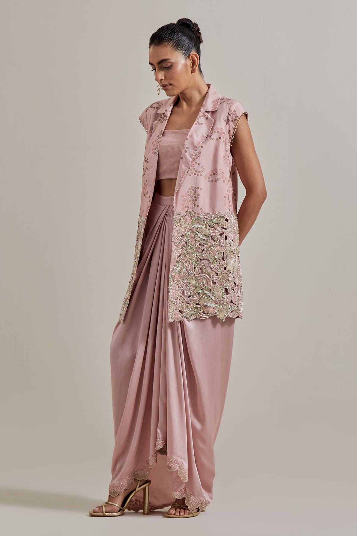 Pink Skirt Ensemble