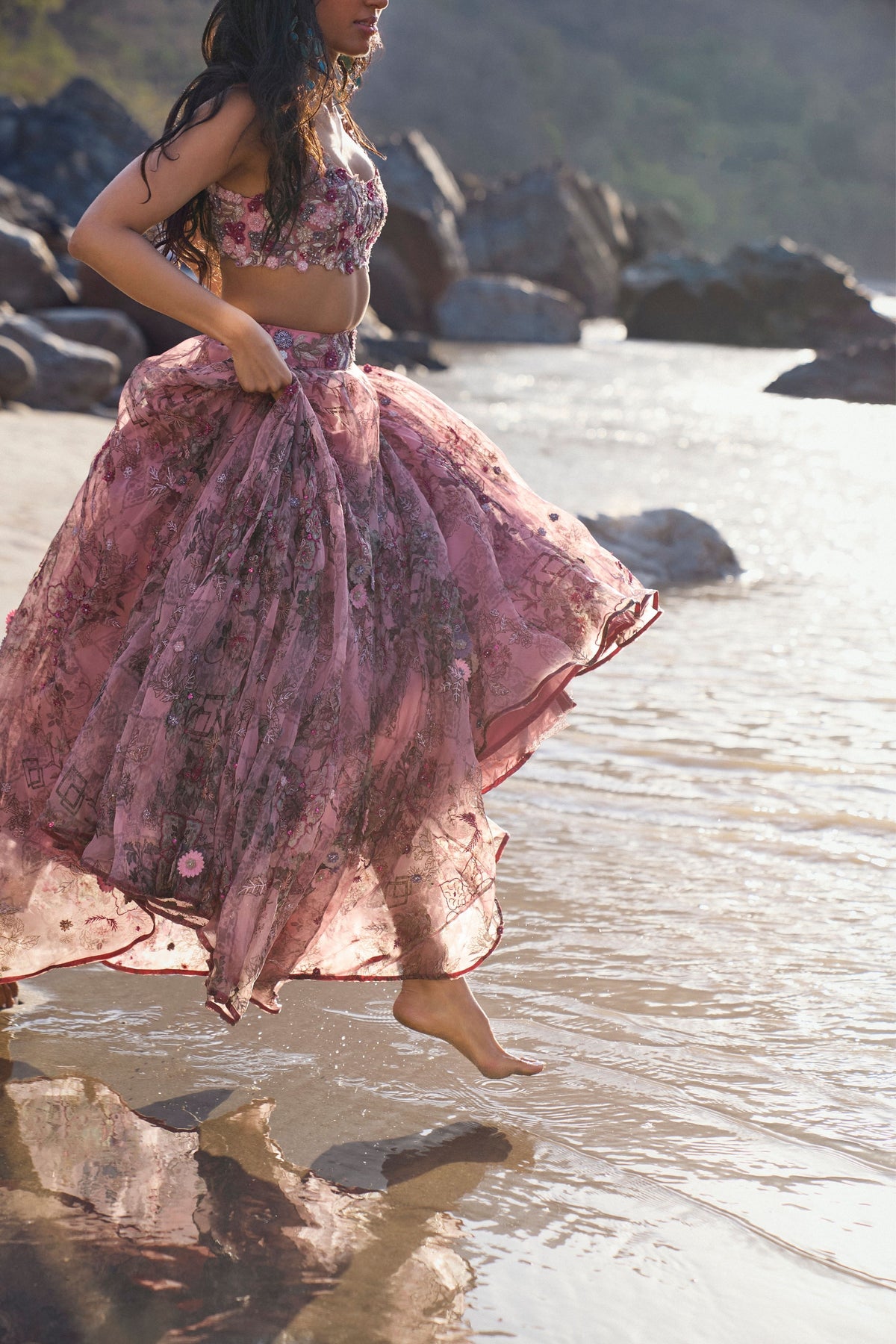 Ayzel Pink Lehenga Set
