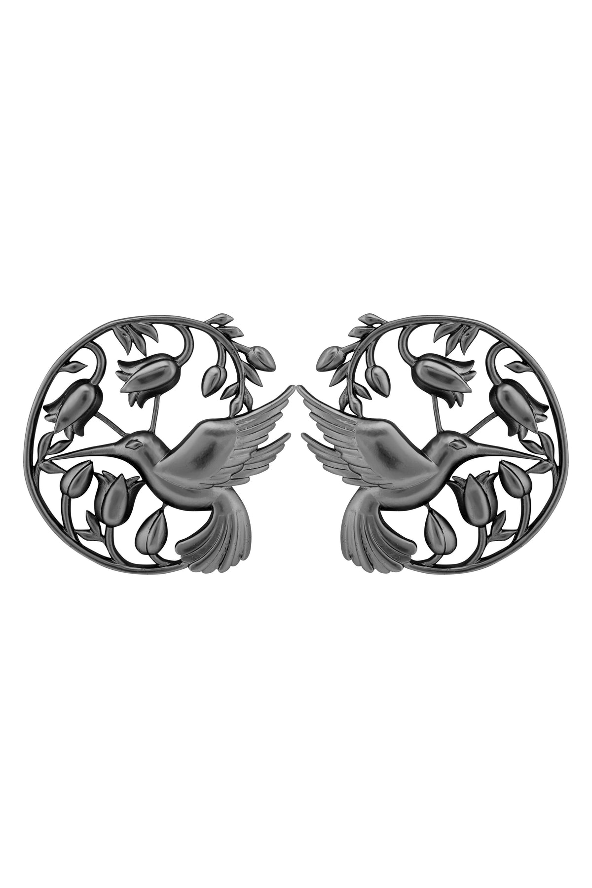Gun metal piece of paradise earrings