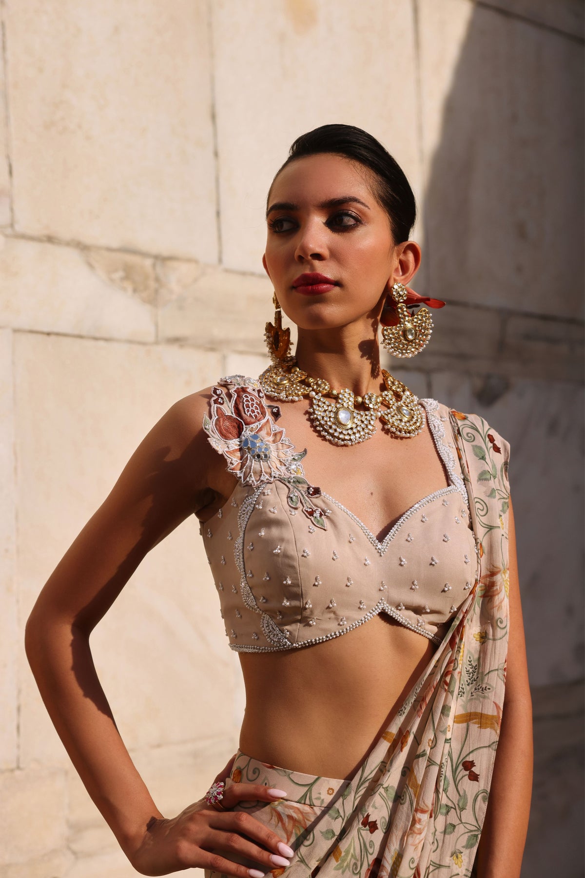 Vihana Printed Draped Saree