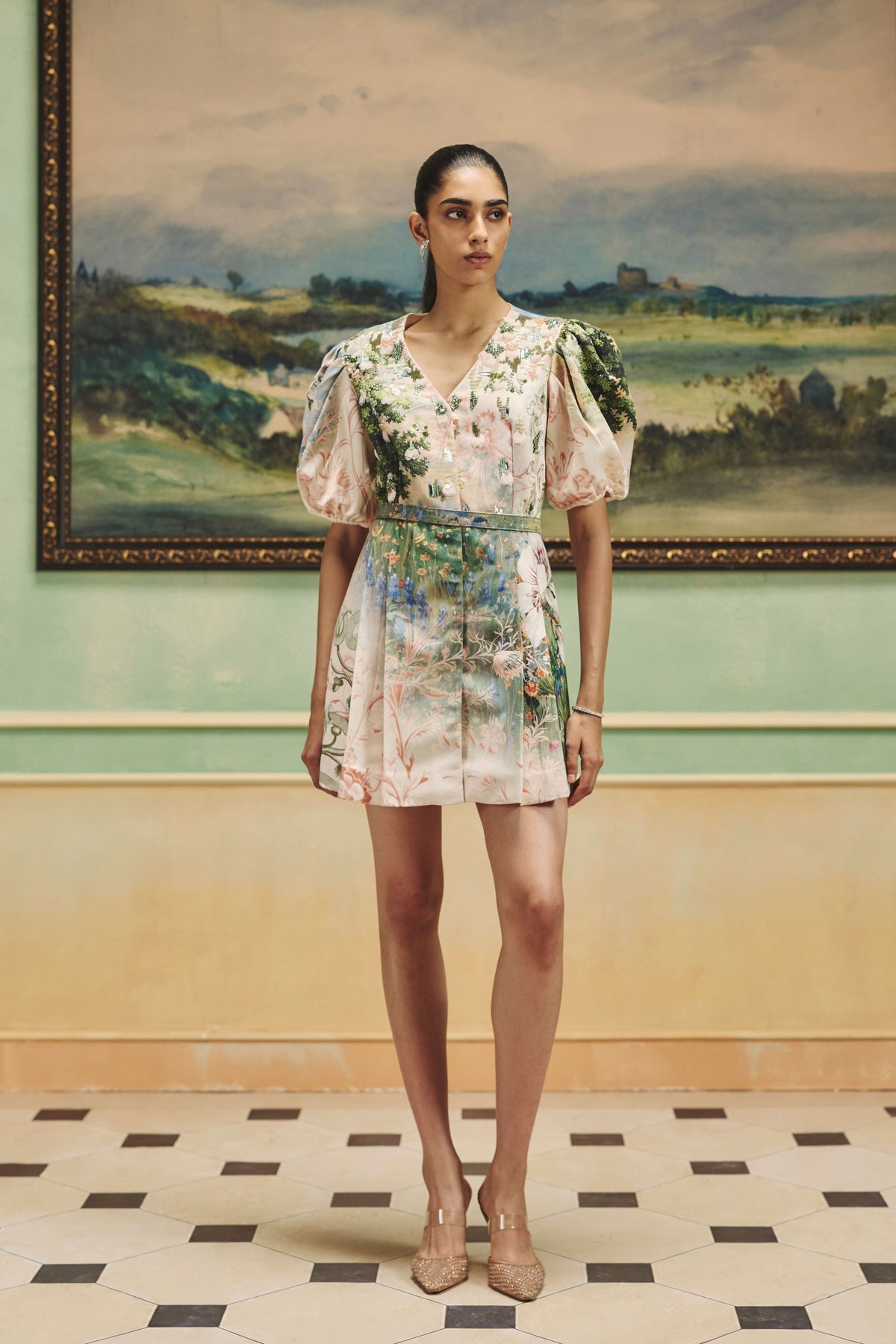 Vienna Amber Lace Dress