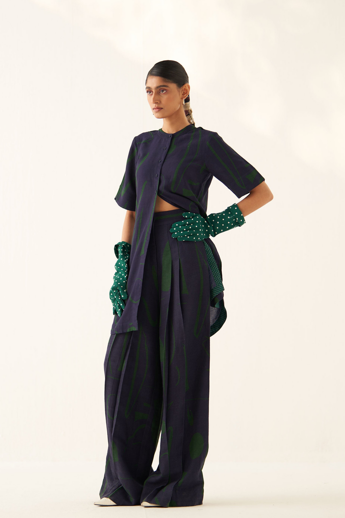 Last Mist Pleat Pants