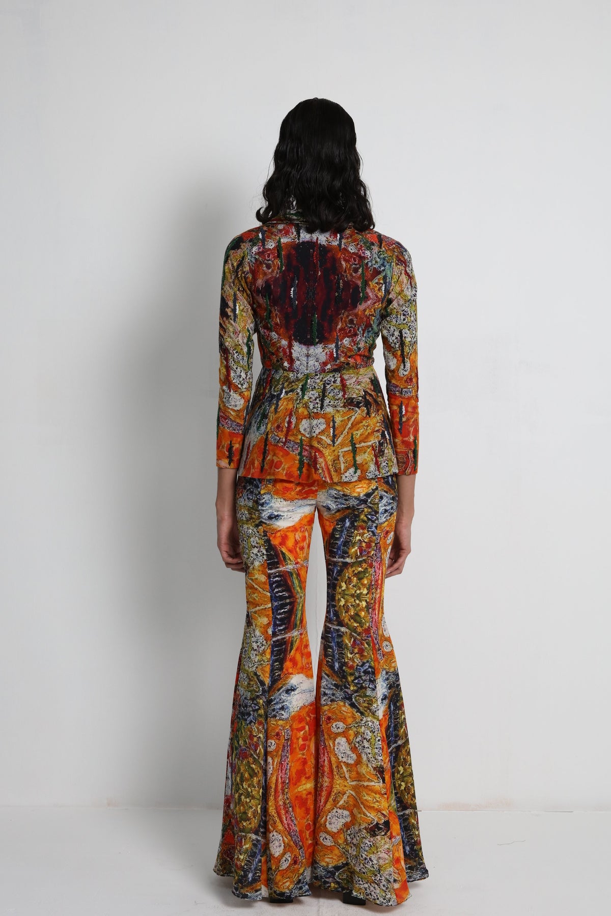 Multicolour Digital Printed Sharara Set