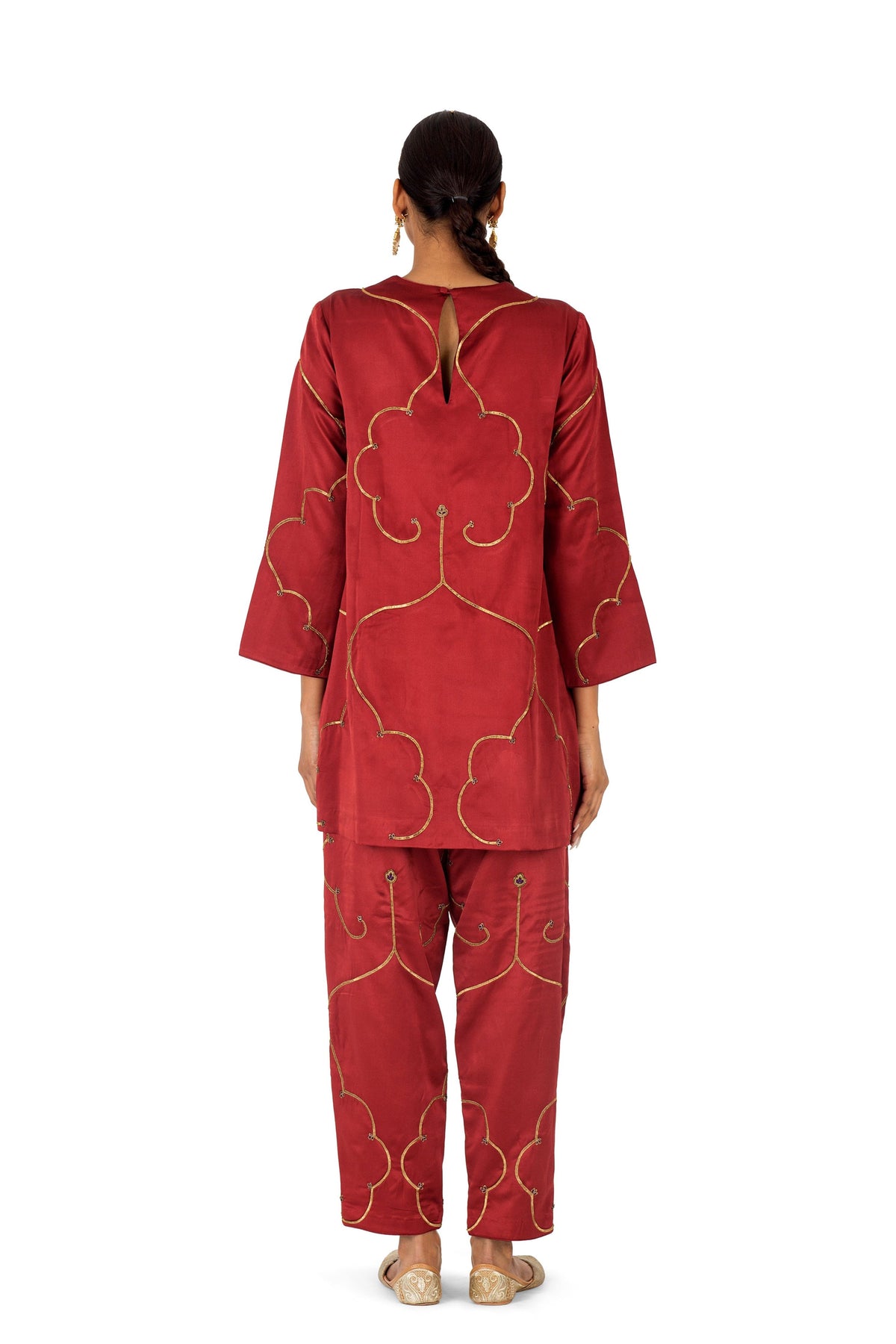 Anjuna Kurta and Red Pants