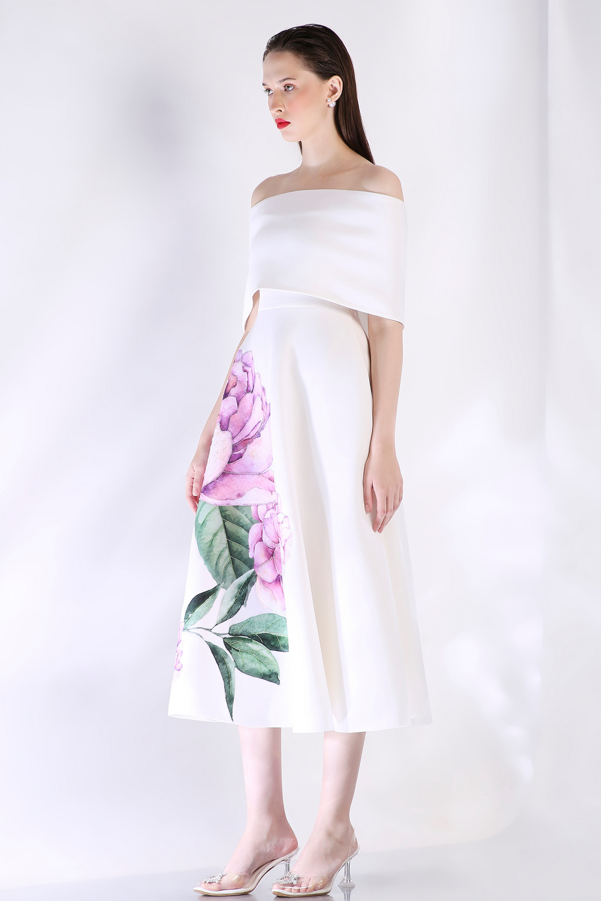 Nyra Floral Embroidered Dress