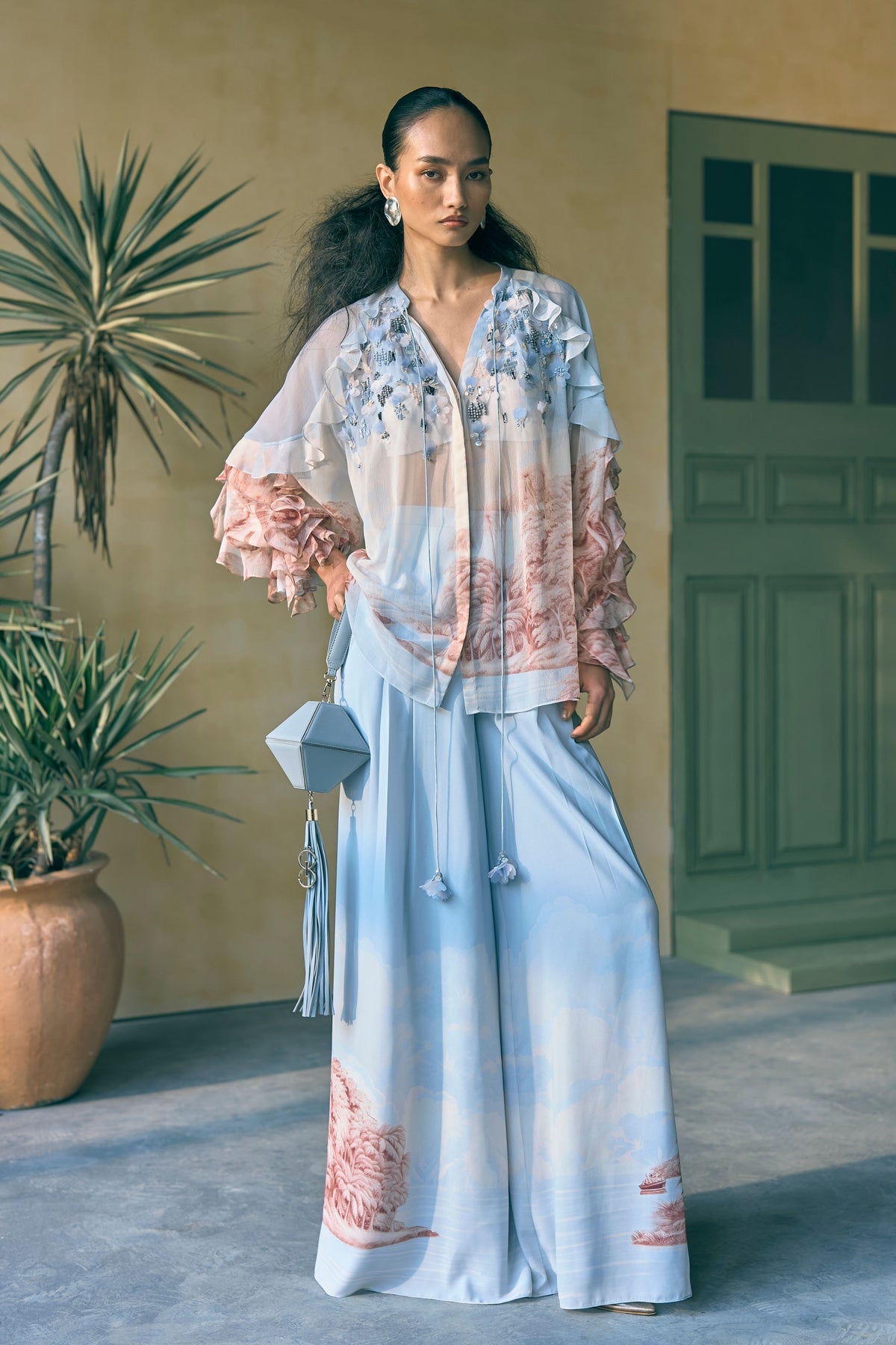 Porto Bloom Smock Top