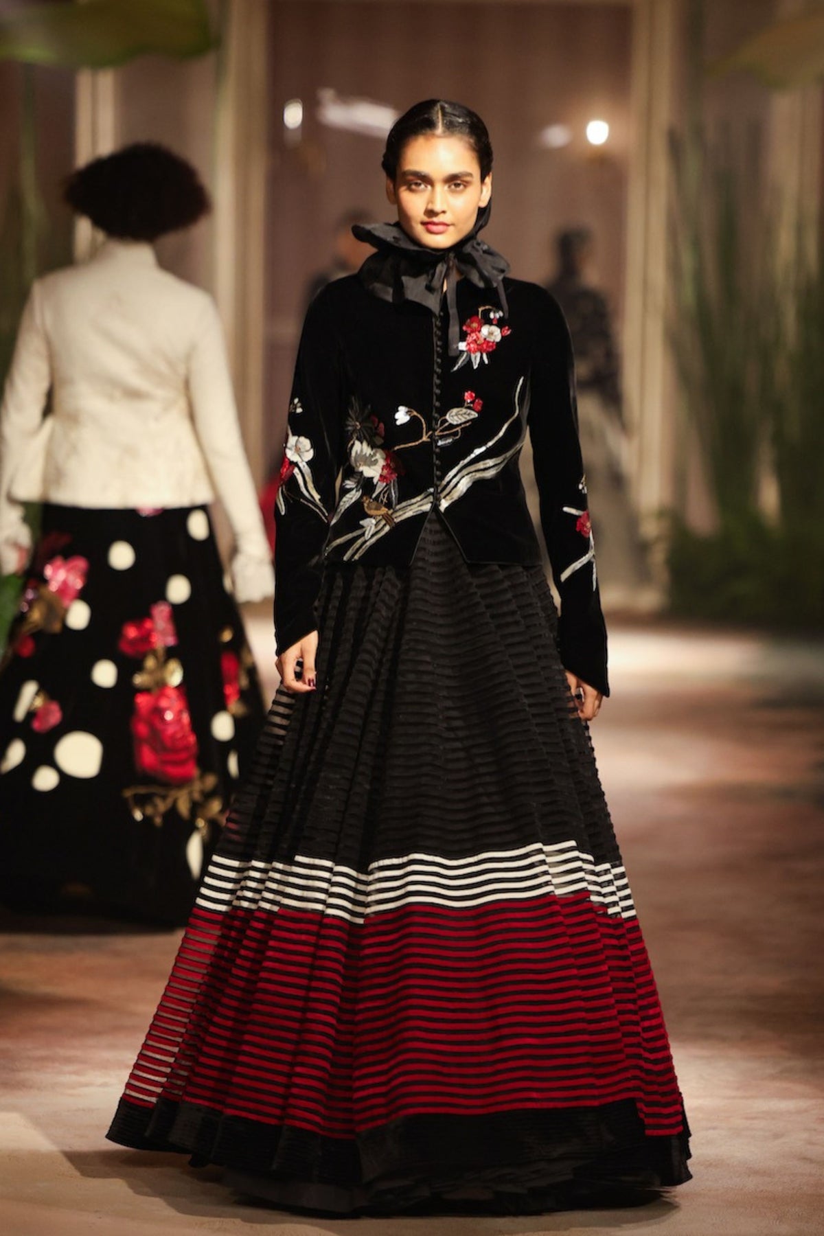 Black Velvet Short Jacket