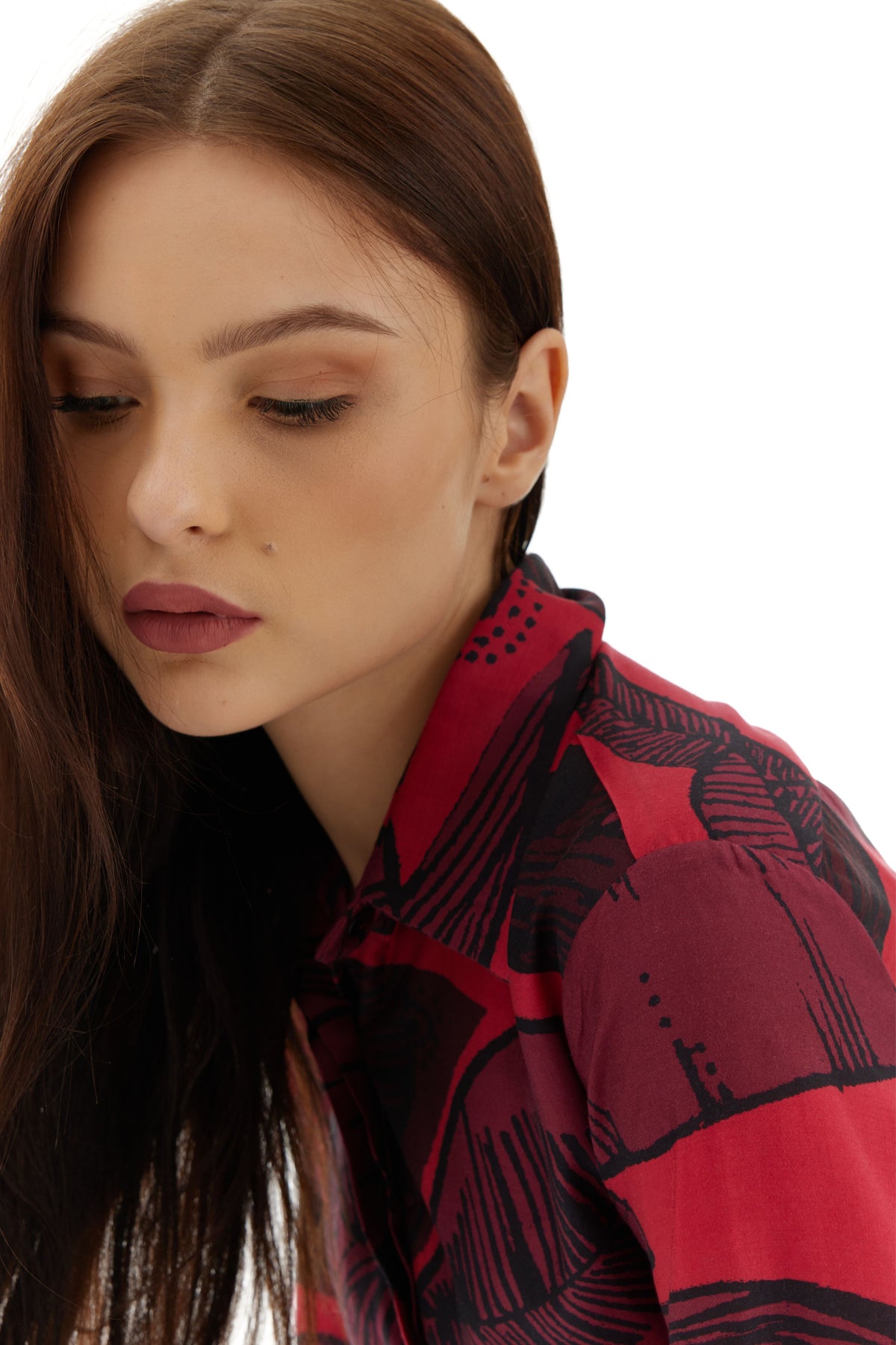 Hot Pink Floral Shirt