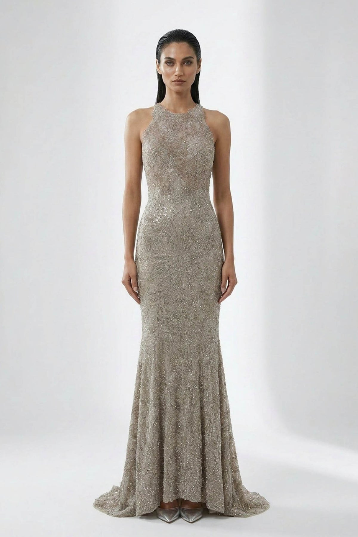 Starlight Silver Symphony Gown