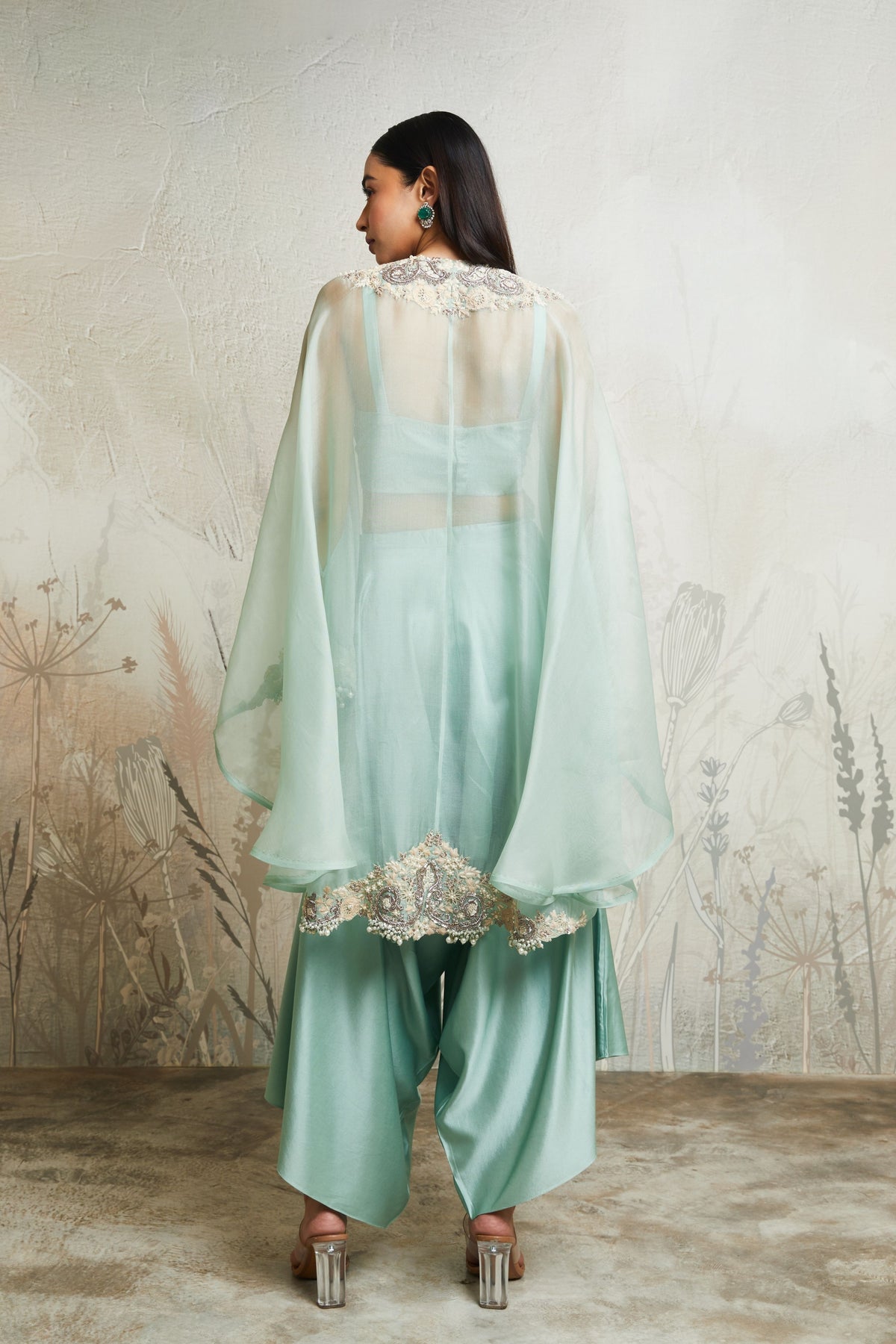 Resham Umbrella Kaftan Set