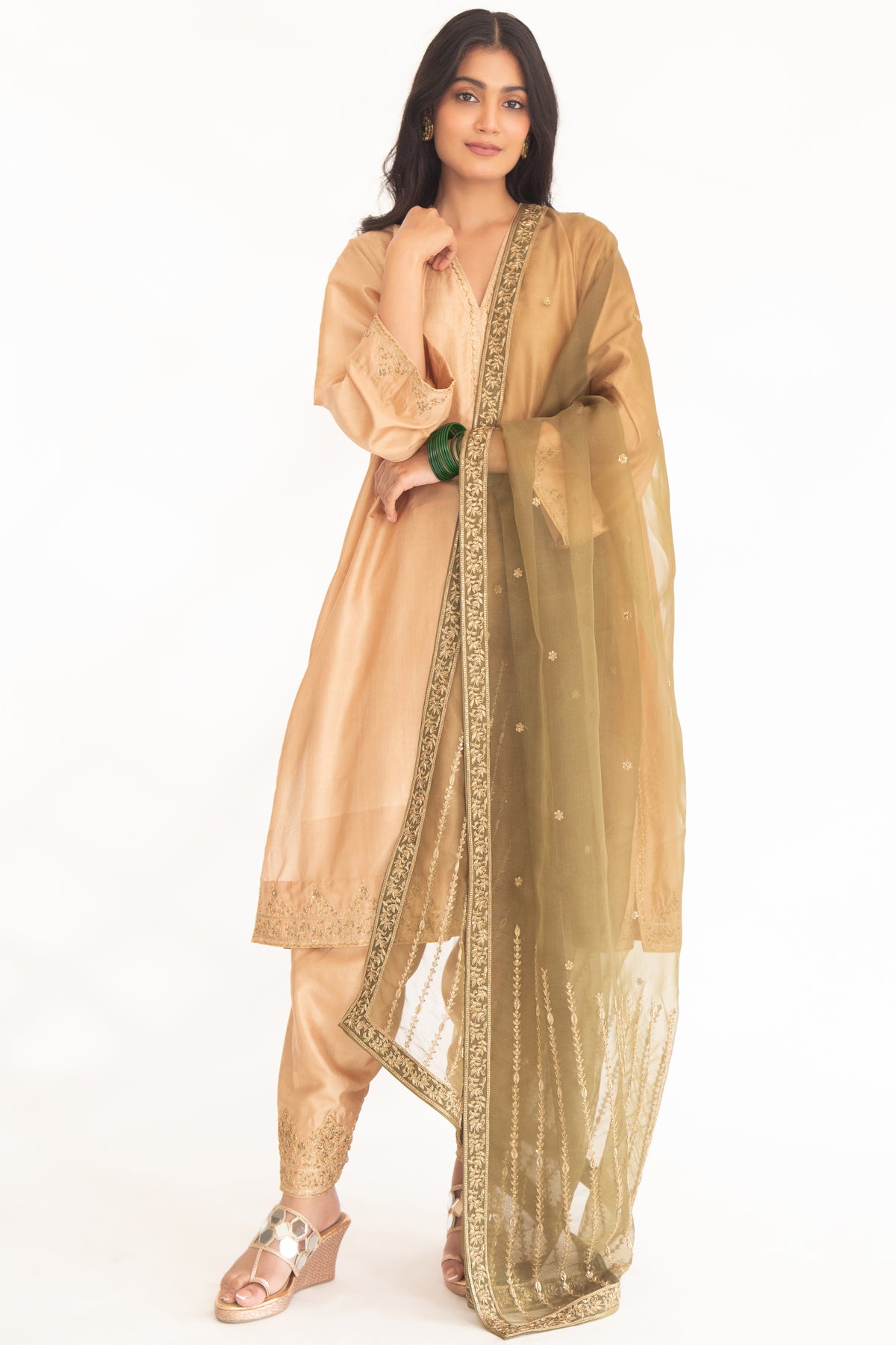 Beige Satya Kurta Set