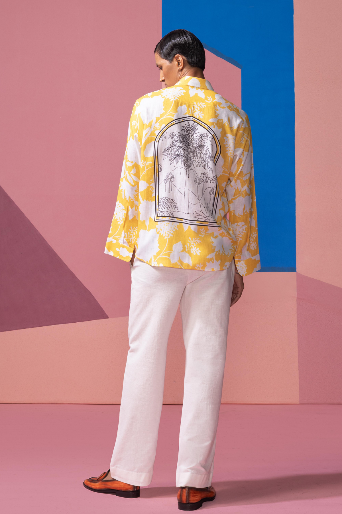 Yellow Window Pane Shirt