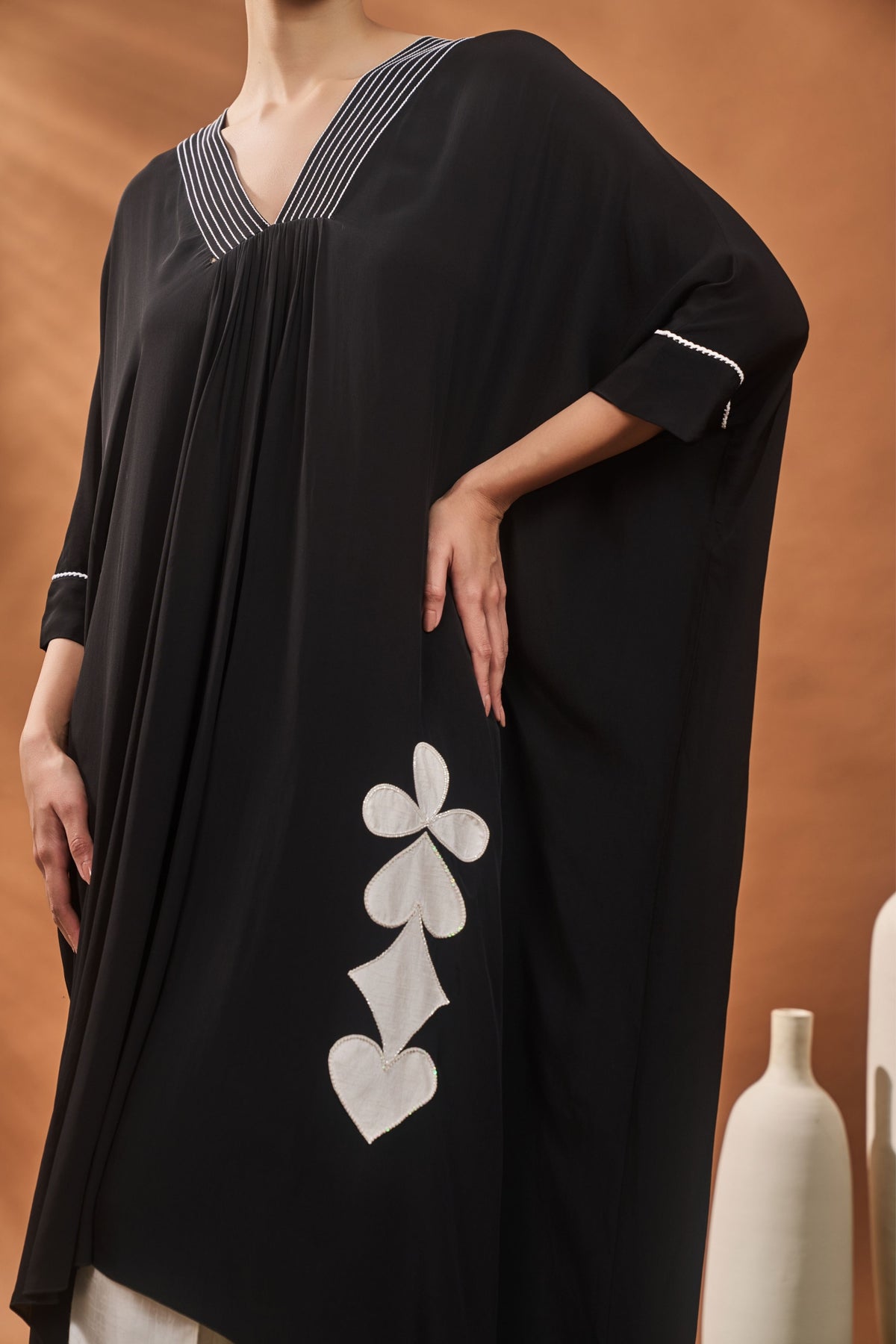 Black All Fours Tunic Set