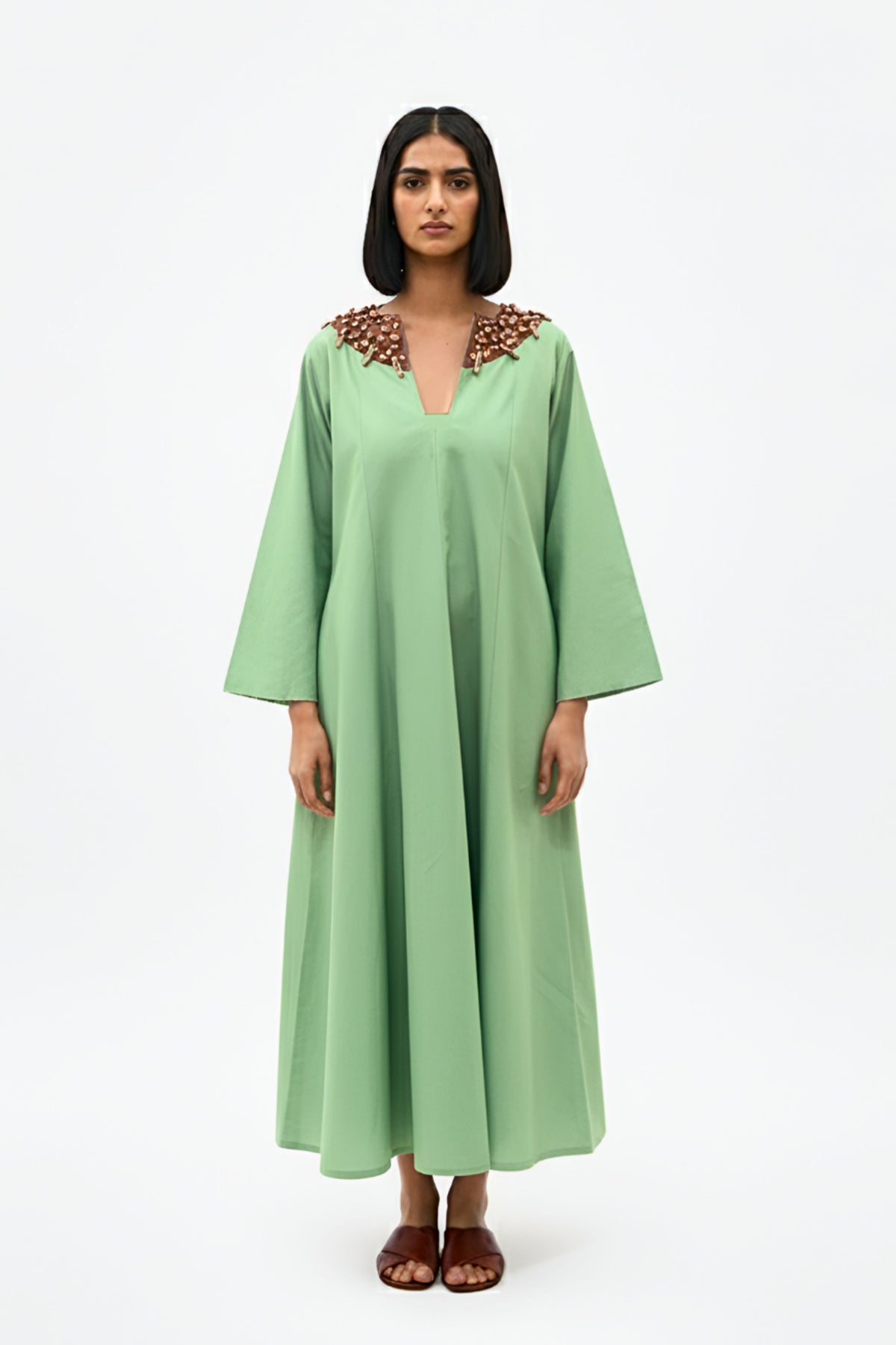 Asparagus Green Maxi Dress