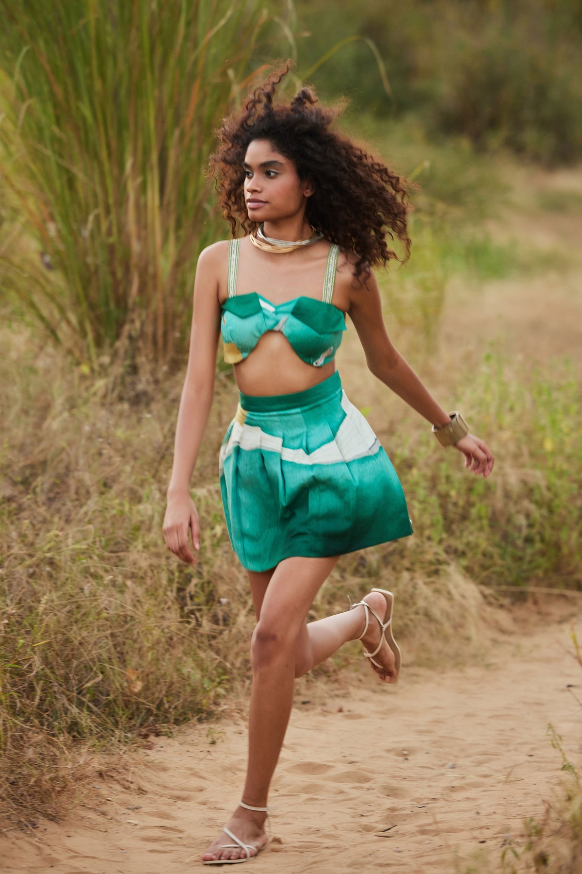 Tidal Teal Bustier