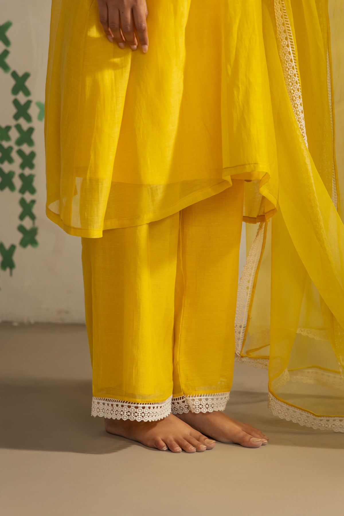 Yellow Tulip Kurta Set