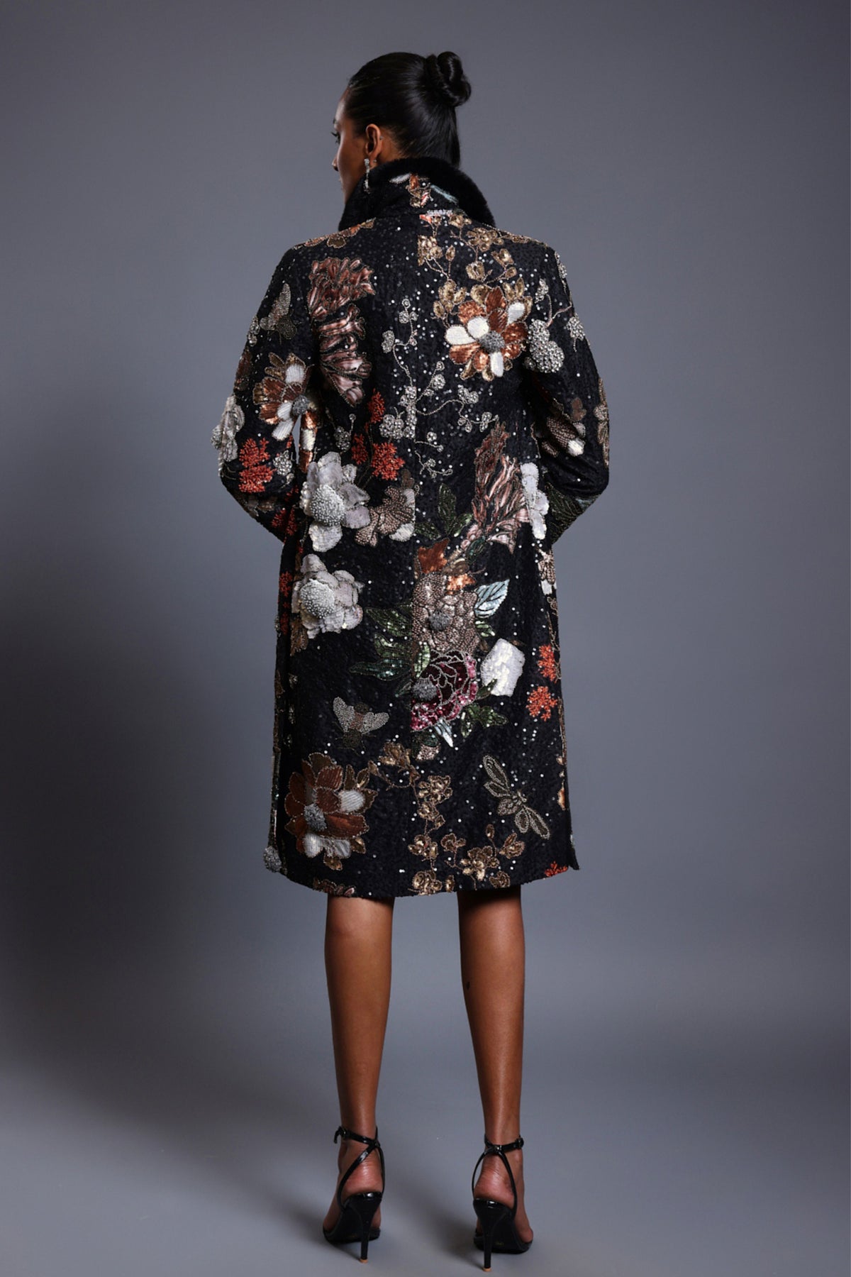 Black Print Jacket