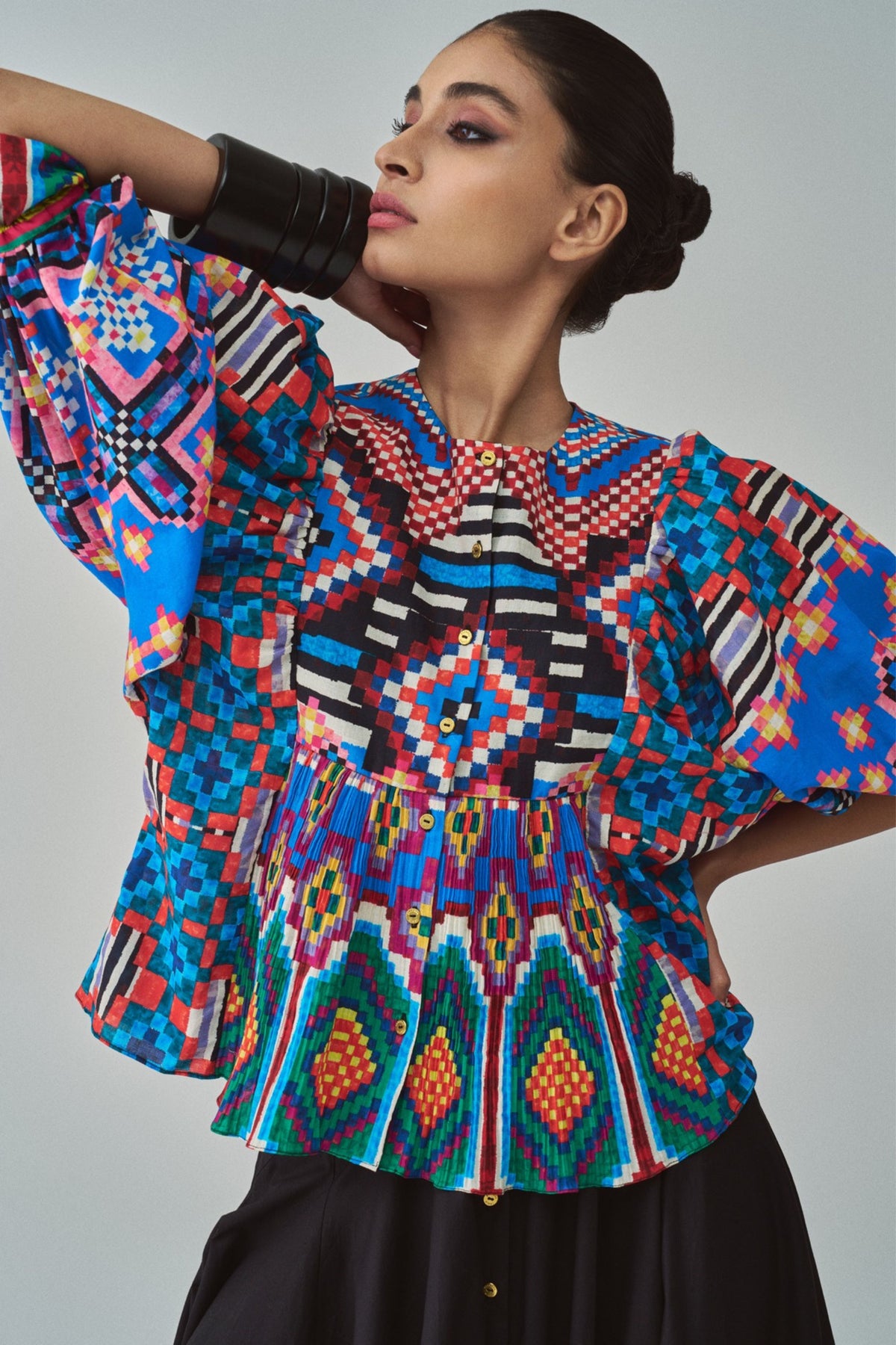 Tanya Blouse and Ria Skirt