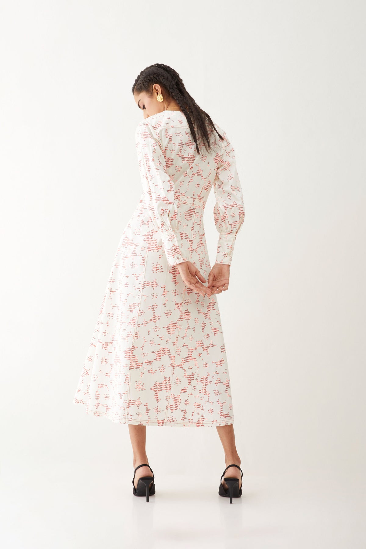 Innis Dress With Void Print
