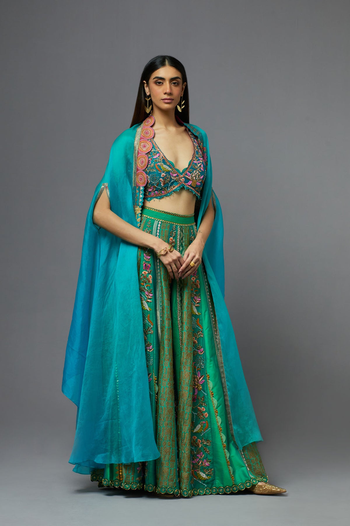 Green Cape Set