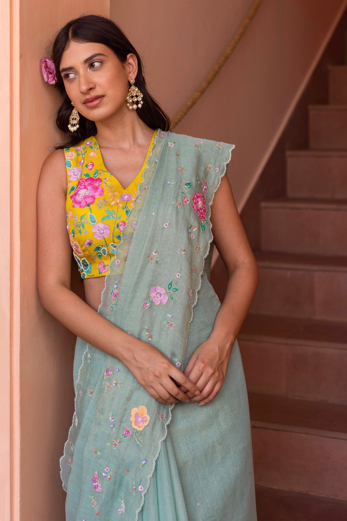 Avril Saree Blouse Set