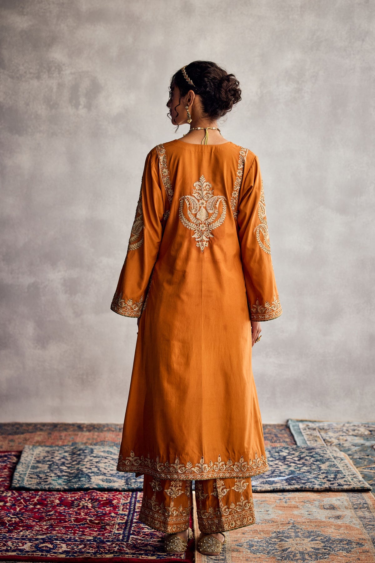 Brick Orange Kurta