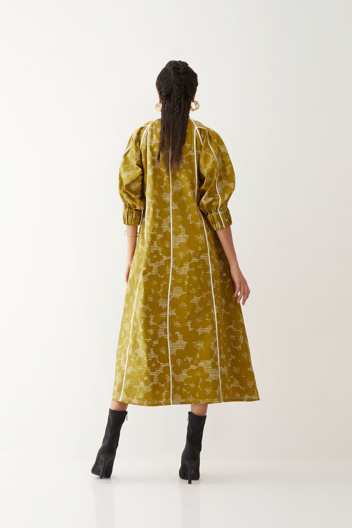 Frida Dress With Void Print