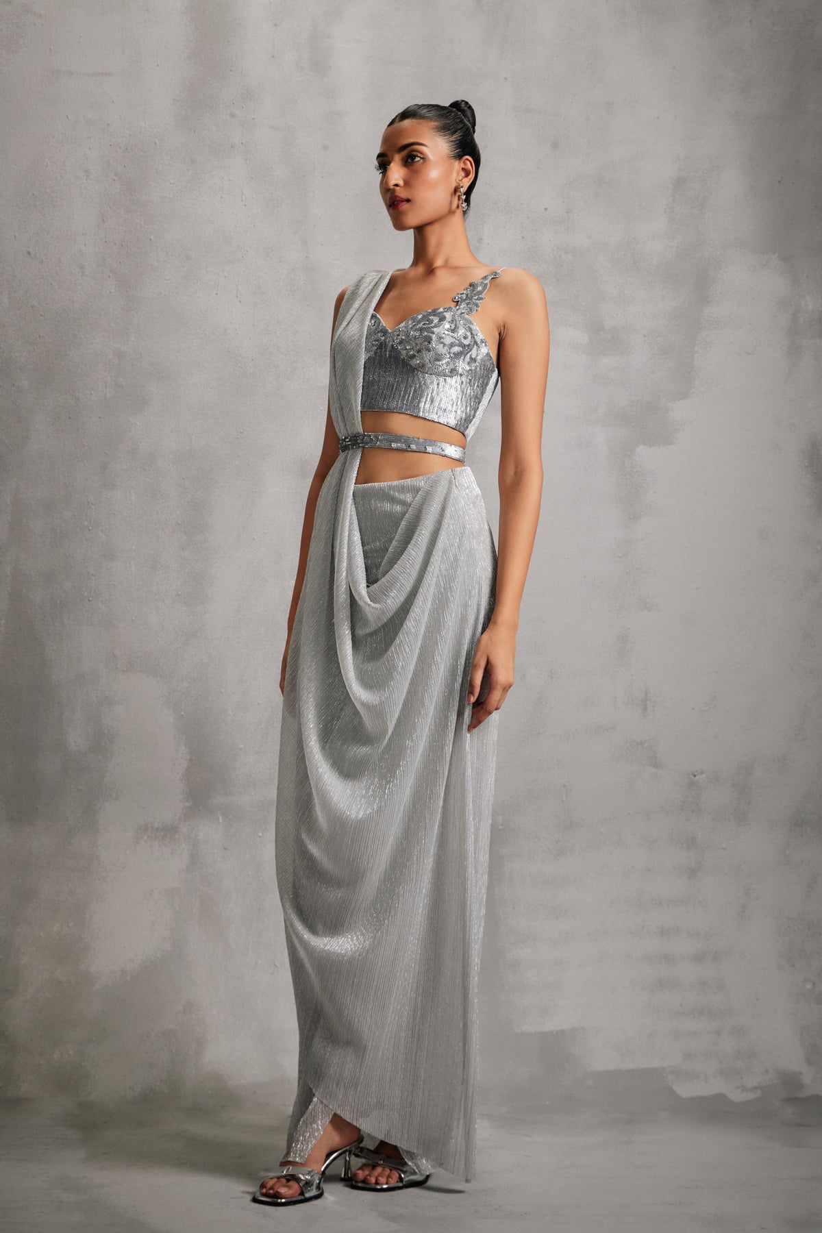 Rosa Baroque Sraight Concept Saree