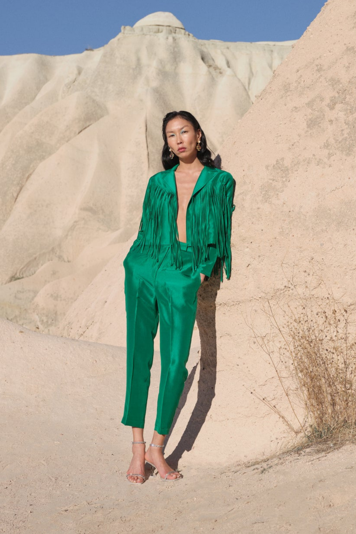 Fringe Jacket With Pants