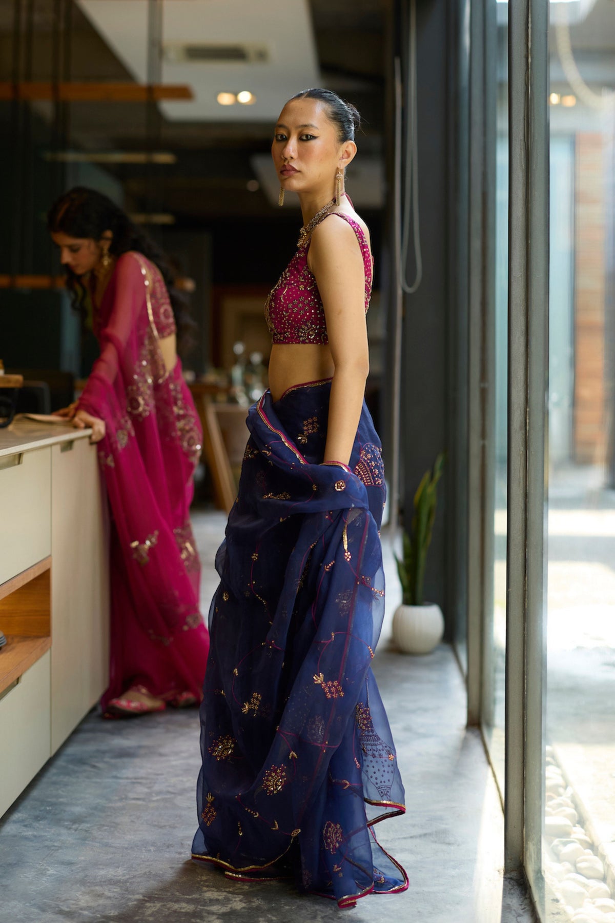 Blue Naad Saree