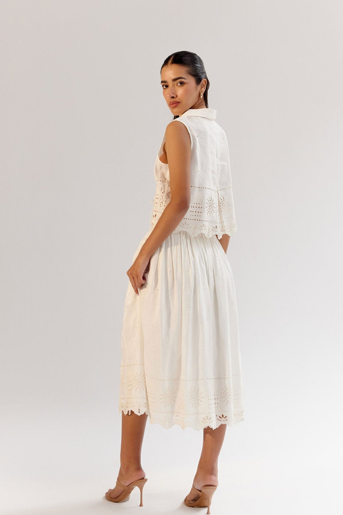 White Freya Skirt