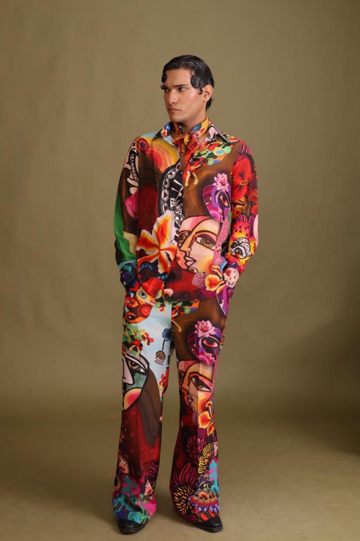 Whispering Forest Printed Shirt