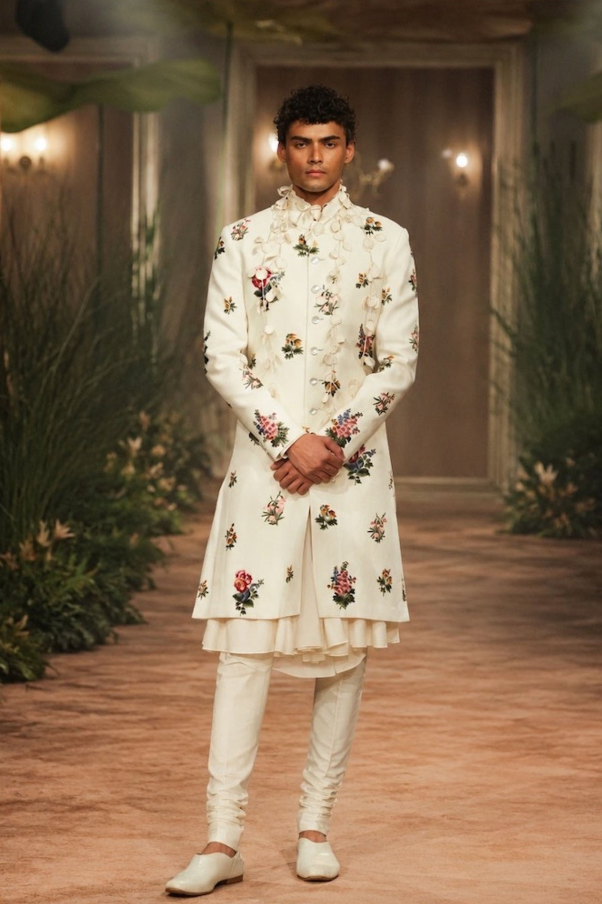 Ivory Matka Mens Sherwani