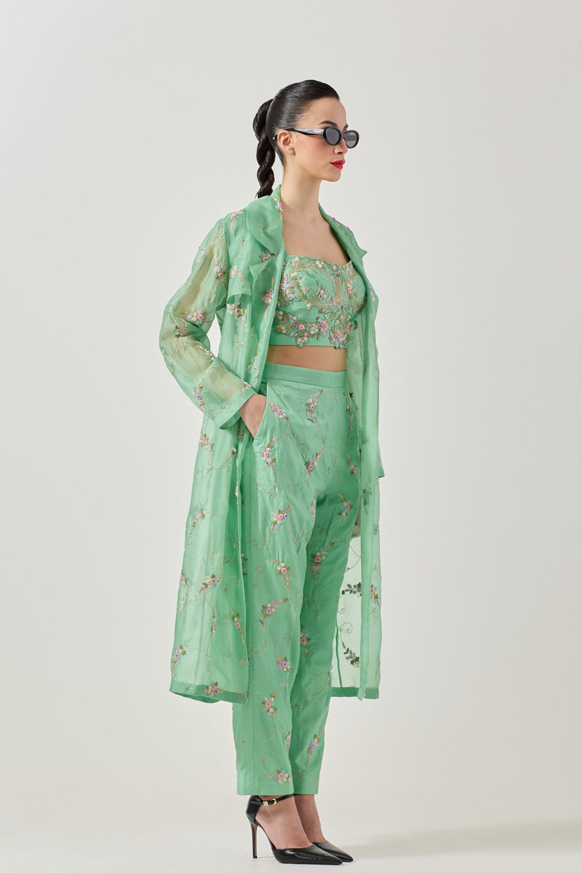 Samantha Jacket With Bustier &amp; Pant