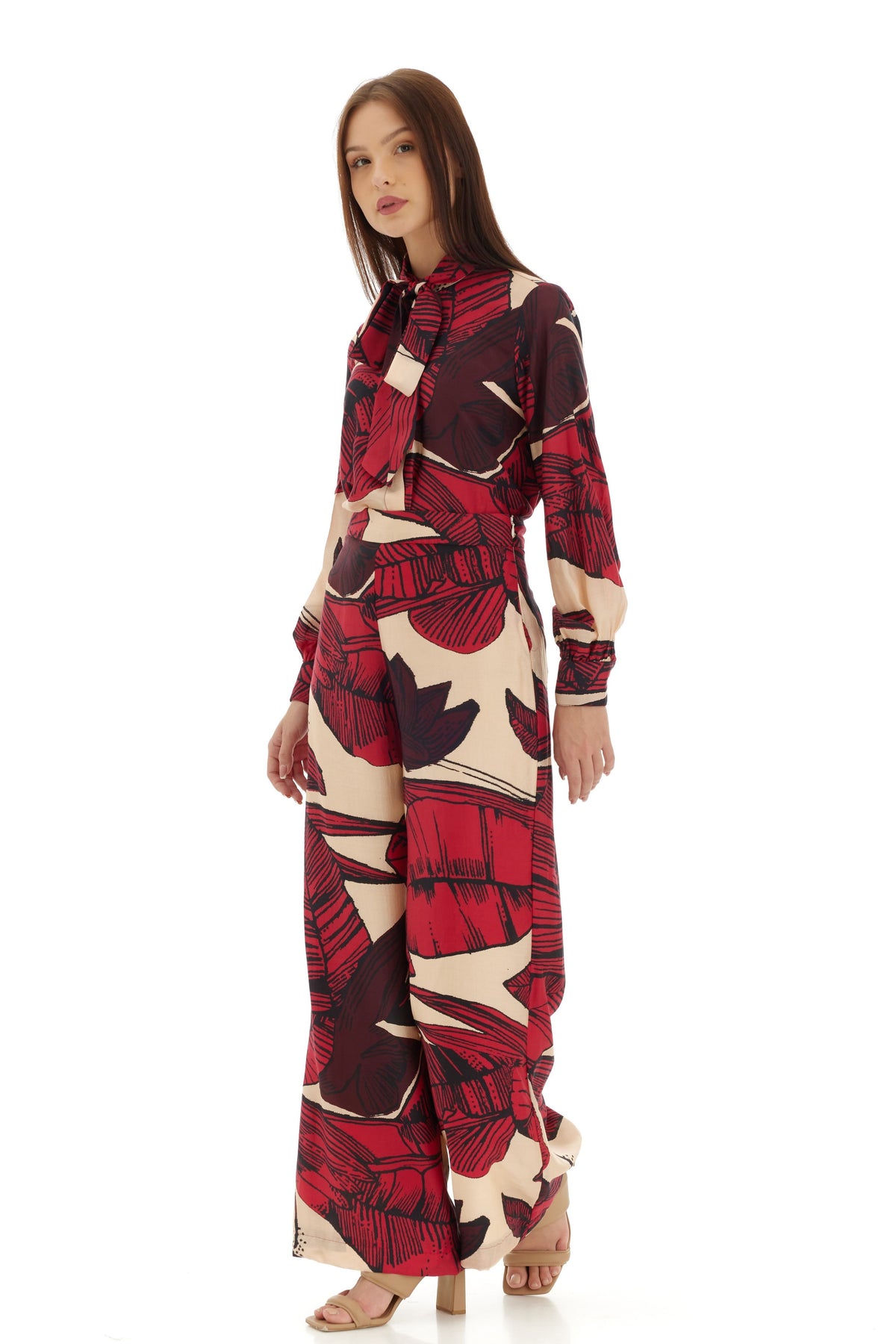 Red and Brown Bow Shirt